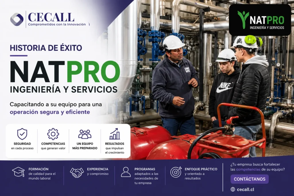 Colaboradores de NATPRO participando en el curso de Operador de Calderas impartido por CECALL