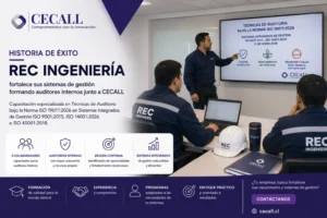 Colaboradores de REC Ingeniería participando en el curso Técnicas de Auditoría ISO 19011 impartido por CECALL